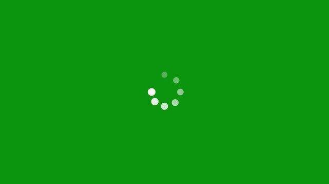 Loading - circle Modern loading animation. Circular loading indicator , loading and buffering icon animation-looped . 4k video. Please wait loading intermission 