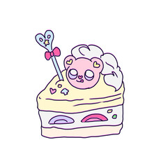 키치 카와이 생크림 케이크 © COOLtype