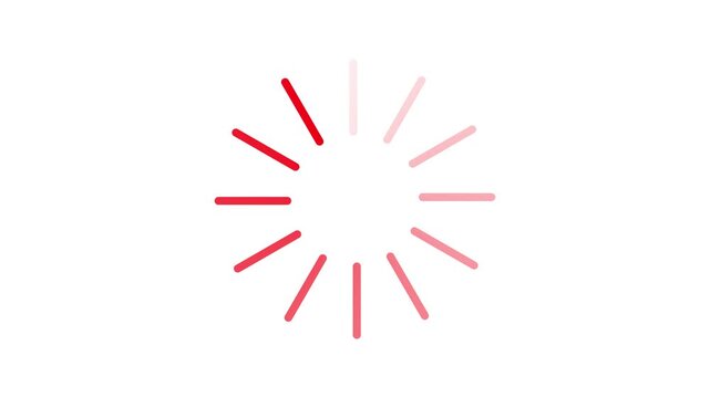 Loading icons, indicator downloading, transferring data sign, waiting symbol. illustration. Interface screen. Network problem. 4K Loading circle icon, Loop able loading circle animation