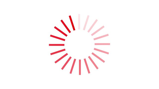 Loading icons, indicator downloading, transferring data sign, waiting symbol. illustration. Interface screen. Network problem. 4K Loading circle icon, Loop able loading circle animation