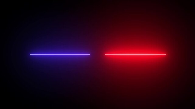 Defocused police red blue emergency lights flashing in the dark. Red flashing warning light / siren - Emergency services, Ambulance, Fire, Police, Emergency Lights Overlay. red and blue flashing light