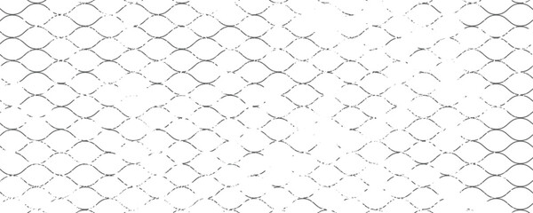 Abstract Grunge Wire Mesh Pattern Background, Distressed Metal Net Texture with Diagonal Lines © adipati