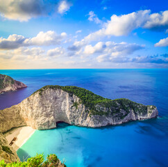 Fototapeta premium Beautiful lanscape of Zakinthos island