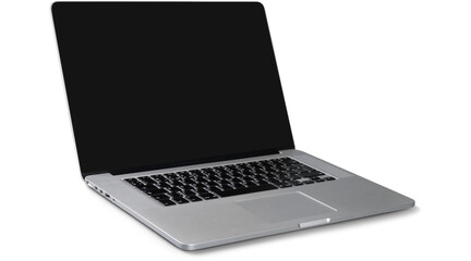 black laptop, laptop, notebook computer, portable computer, computer, black laptop png, laptop png, isolated on transparent background © chahat