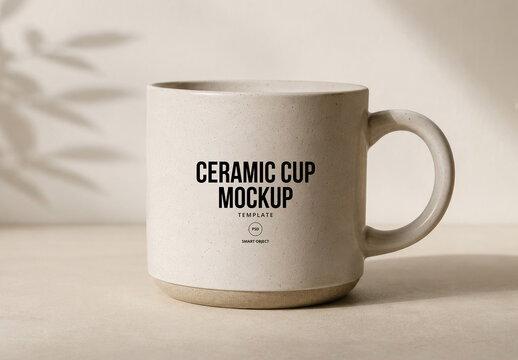 Ceramic Cup Mockup Template
