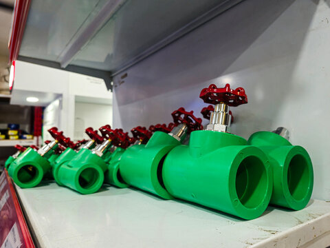 Green PPR Straight Way Gate Valve