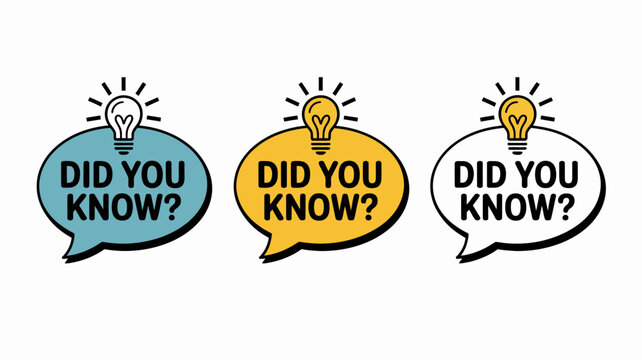 speech bubble icons with light bulbs icon bulb you know information communication graphic design vector illustration dialogue message knowledge idea question