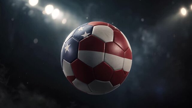 American Pride on the Pitch Celebrating the WORLD CUP 2026, USA on a Gridiron of Determination