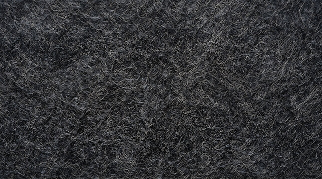 HighResolution Dark Charcoal Textured Felt Surface Abstract Black Fibrous Matting Background for Industrial Textile and Interior Design Projects