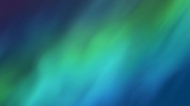 Blending ocean blue cosmic green soft glowing gradient fog layers sliding cinematic ambience