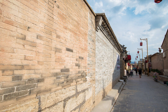 Nuanquan Ancient Town Street, Weixian County, Hebei Province, China