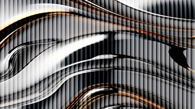 Abstract black and white patterned background with metal texture, typewriter style lines and illustration elements for business technology wallpaper design