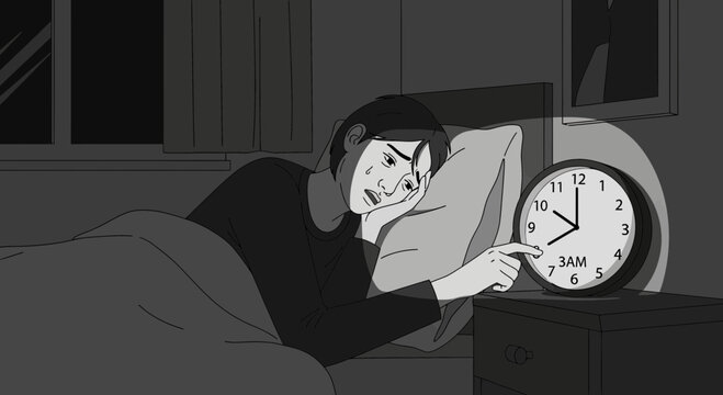 Insomnia And The Perils Of a Sleepless Night, Looking At The Clock At 3AM