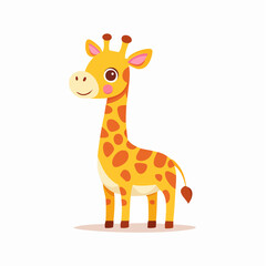 Obraz premium Cute Cartoon Giraffe Illustration