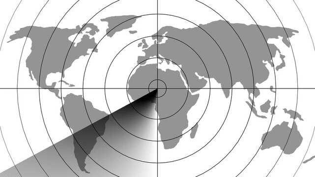 3 D Globe Projection with Transparent Earth Layers and Map Overlay for Business Technology and Global Concepts.