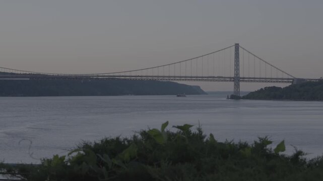 George Washington Bridge at sunset slog