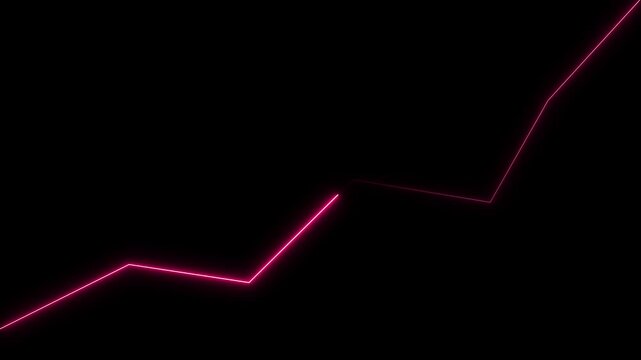 Business growth chart line graph glowing blue financial success investment data analytics technology futuristic stock market progress digital economy abstract upward trend performance strategy visuali