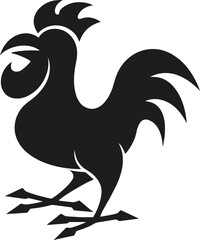 rooster isolated on white background © Moniruzzaman