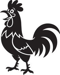 rooster isolated on white background © Moniruzzaman