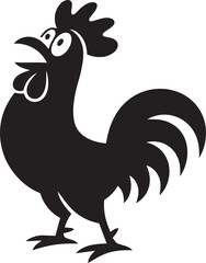 rooster isolated on white background © Moniruzzaman