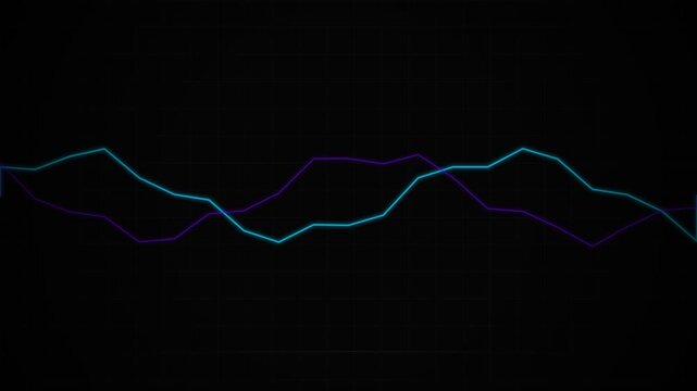 Visual representation of fluctuating data streams showing distinct patterns of upward and downward movement against a dark backdrop suitable for technology or finance themes conveying analytics