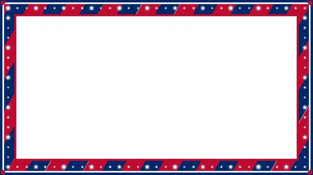 Festive Motion Background with Patriotic Flag Pattern for Celebrations.