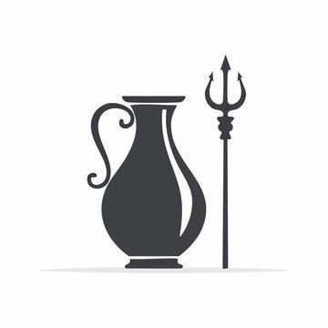 Pitcher and Trident Icon