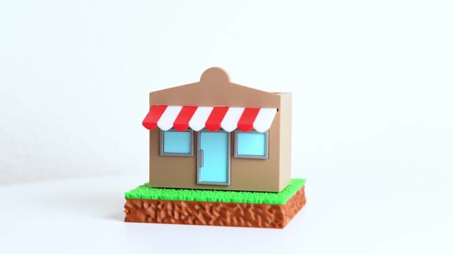 A store built on a plot of land. Land lease and tax payments. Commercial property management supports business operations. Rental agreements and taxation affect profitability and long term planning.