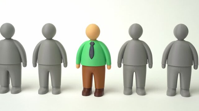 Talented employee for promotion. Career growth decision inside a company. HR evaluates skills and performance. Leadership succession planning and motivation of high potential staff.