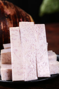 Fresh Sliced Taro Lipu - Tasty Vegetarian Dessert from Guangxi