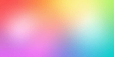 Obraz premium Abstract rainbow colorful geometric gradient background wallpaper with bright spectrum light and smooth blur texture design