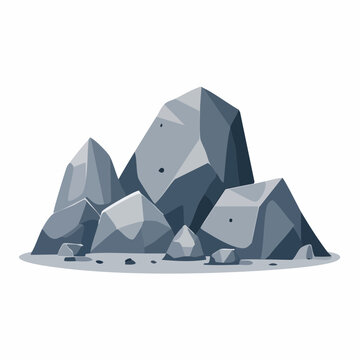 Pile of Gray Rocks