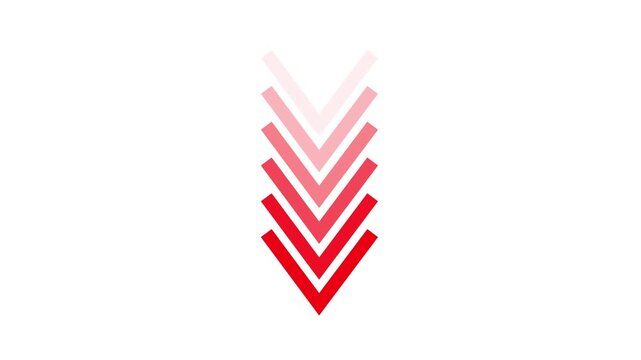 downward arrows transitioning color gradient vector illustration graphic design