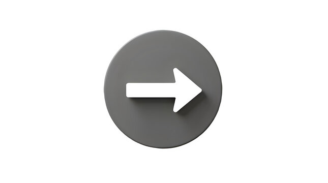 Gray circle with white arrow pointing right
