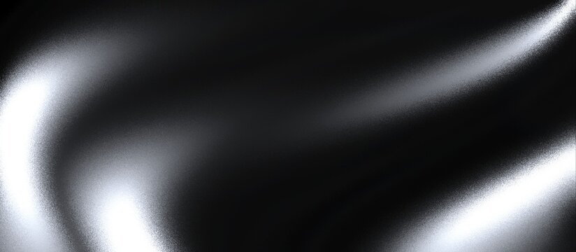 Title: Black grainy gradient background, dark white gray monochrome abstract noise texture banner header backdrop design