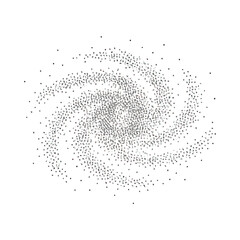 Obraz premium Spiral galaxy star pattern