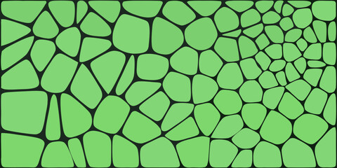 Obraz premium irregular green shapes pattern vector geometric abstract
