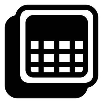 Tables icon for data, spreadsheet and organization