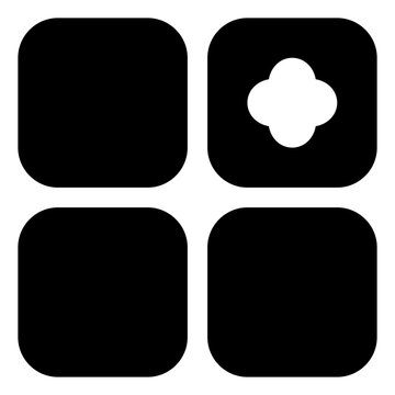 Widget icon for dashboard, interface and customization
