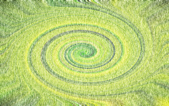 Green binary code data tunnel with digital particles flow