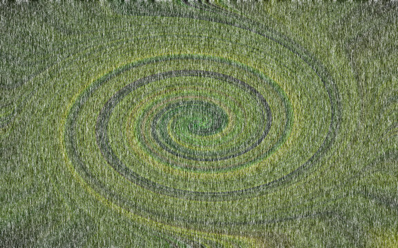 Green binary code digital pattern with numbers and letters