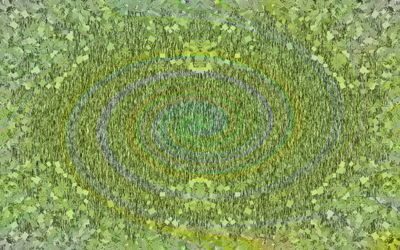 Green binary code digital pattern with numbers and letters