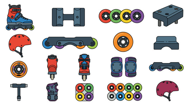Inline Skate Parts and Accessories.