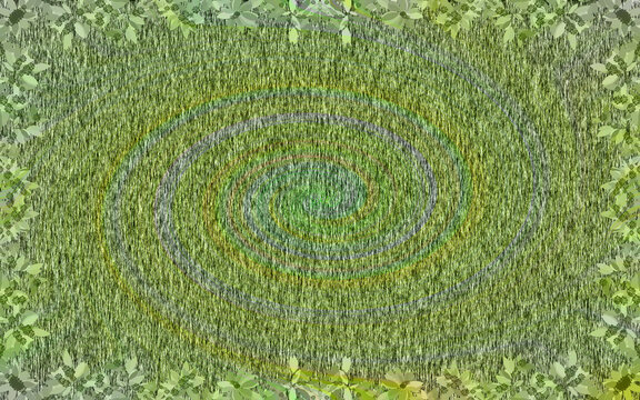 Green binary code digital pattern with random colored text