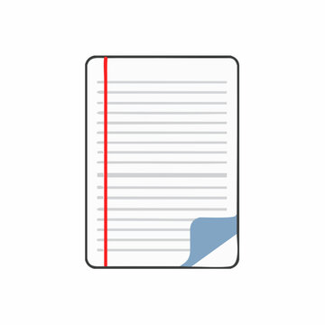Lined Paper with Red Margin