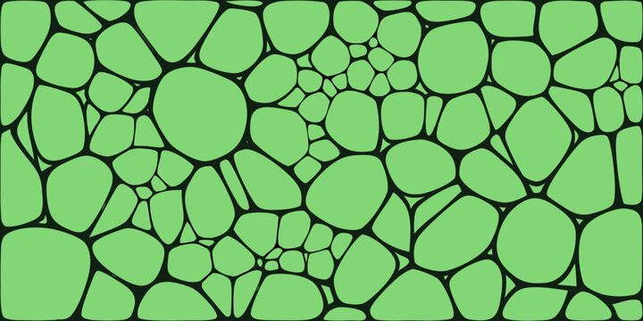 irregular green shapes pattern vector mosaic geometric