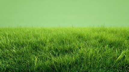 Obraz premium Grass field green background with natural lawn texture.