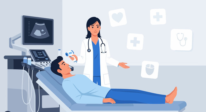 Medical Examination and Diagnostic Imaging Process in Modern Healthcare Environment