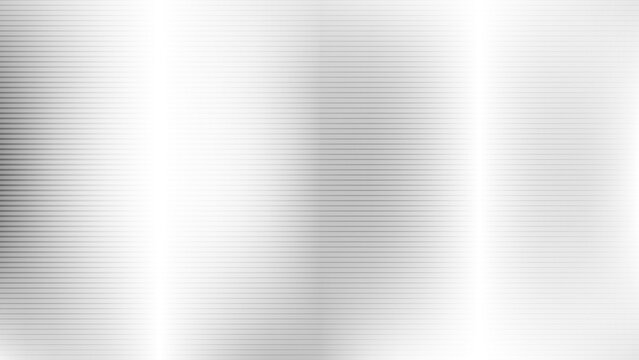 Horizontal gray lines stretch across a bright white surface in this industrial vector background, featuring vertical light gradients that mimic a brushed aluminum metal texture.