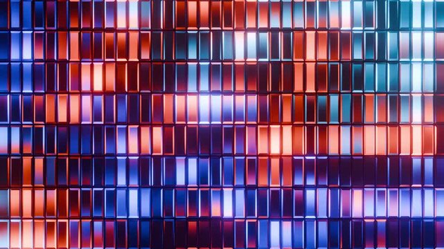 sfondo animato, effetto vetro retroilluminato, loop verticale, animazione 3d